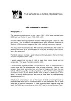 HBF comments on Volume I