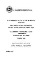 Cotswold Local Plan Inquiry Affordable Housing