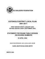 Cotswold LPI Statement Affordable Housing