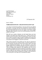 Thames Basin Heaths SPA Letter to Authorities 28 Sept 2005