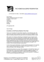 Lancashire Planning Obligations Policy paper HBF response 28.09.05