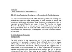 Stockport Design of Residential Development SPD October 2007