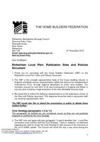 Rotherham Sites and Policies- HBF Nov15