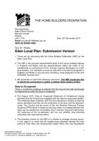 Eden Local Plan Sub - HBF Nov15