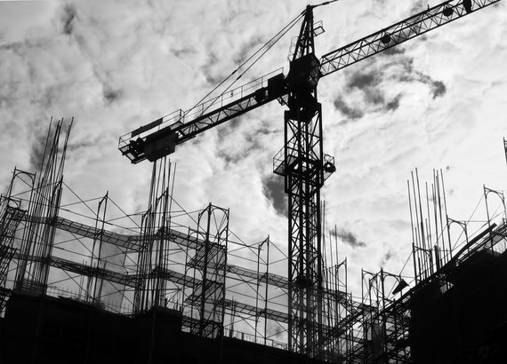 Construction Site Silhouette