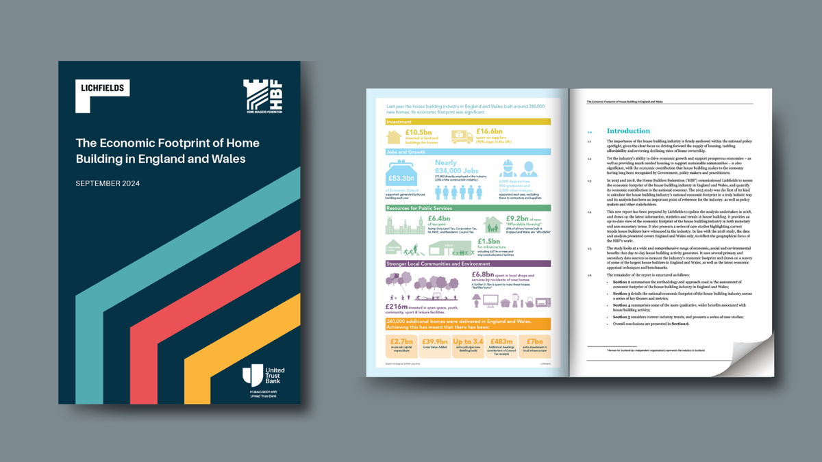 The Economic Footprint of Home Building in England and Wales cover